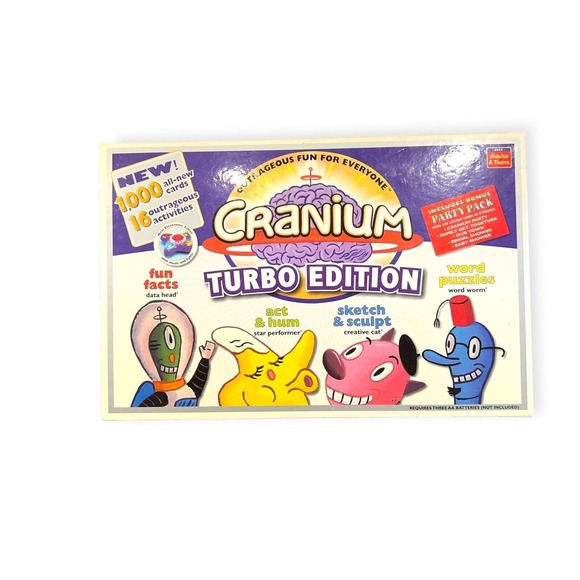 Cranium Turbo Edition Board Game Party Pack- Free Shipping‎ - Picture 1 of 4